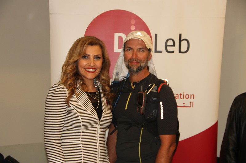 Dialeb Half Way Through The Run and Awareness Campaign